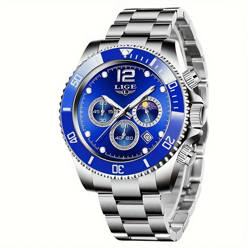 LIGE Men's Luxury Sports Watch - Image 11