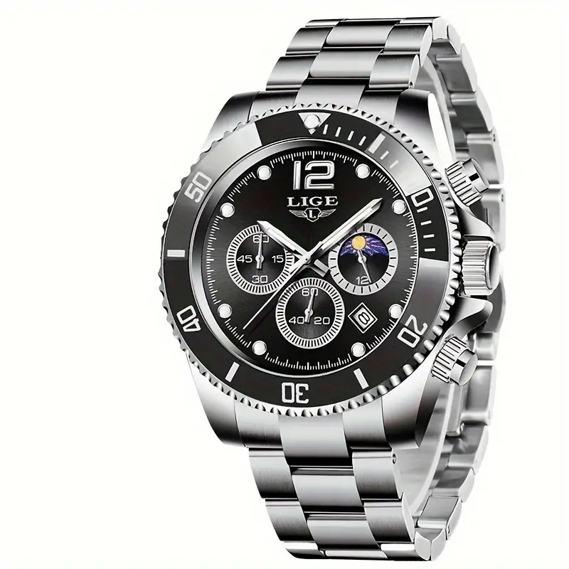 LIGE Men's Luxury Sports Watch - Image 7
