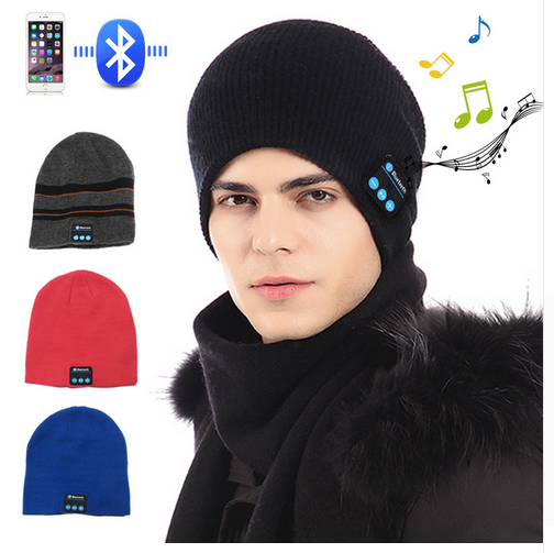 Duo Sense Wireless Bluetooth Beanie Hat with Detachable Stereo Speakers