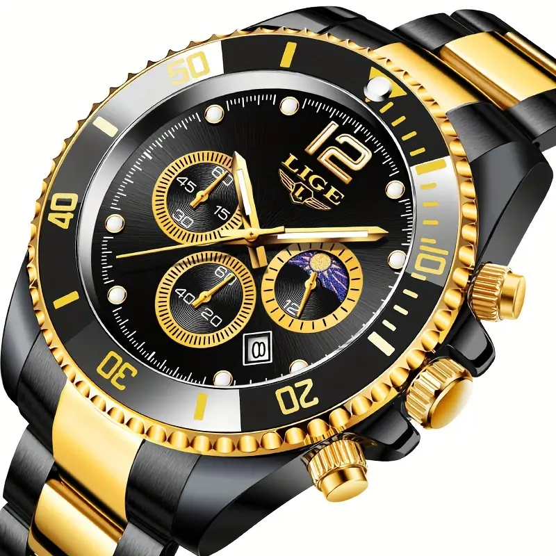 LIGE Men's Luxury Sports Watch - Image 6