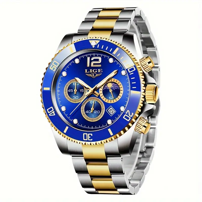 LIGE Men's Luxury Sports Watch - Image 5