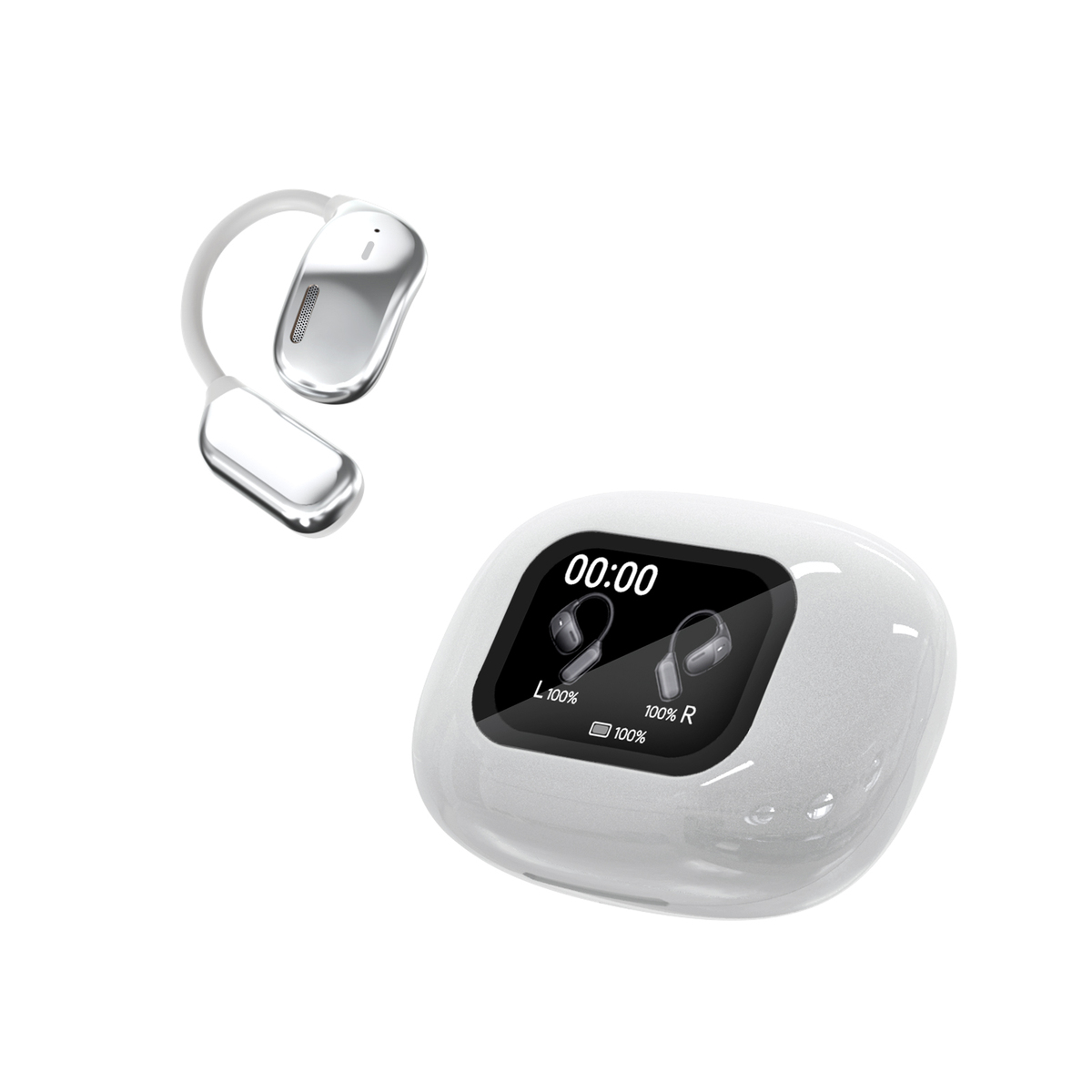 AI Translator Earbuds JM16 BT Real Time Voice Translation Headphone Instant Offline Translator Device Travel Earbuds - Image 3