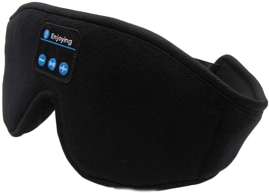 Sleep Mask Headphones Wireless Bluetooth 5.0 Eye Mask for Sleeping Side/Back Sleepers Travel Music Headsets - Image 2